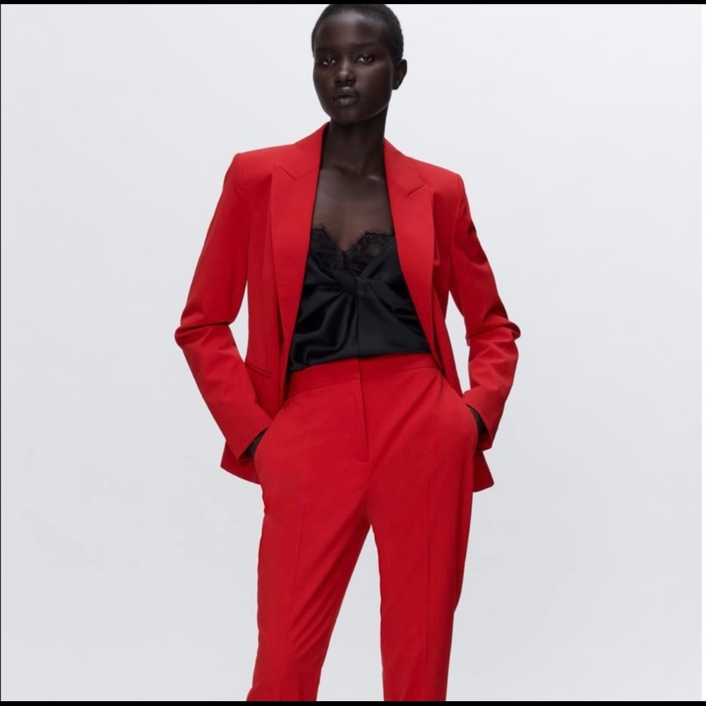 Zara blazer in red